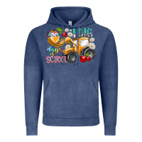 Vintage Denim i dig 100 days of school Vintage Hoodie - RacoonDesign