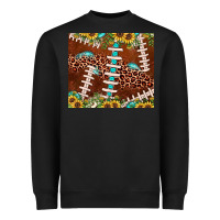 Black football leopard gemstone sunflower Heavyweight Sweatshirt - JahusDesignShop