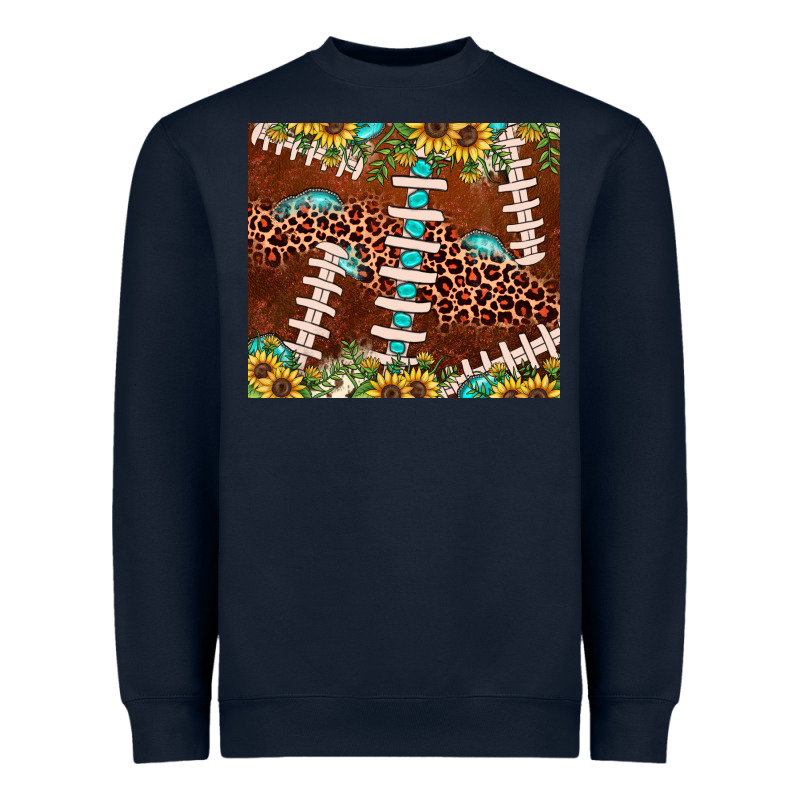 Football Leopard Gemstone Sunflower Heavyweight Sweatshirt by JahusDesignShop | Teevron