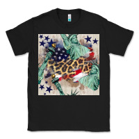 Black statue of liberty leopard Classic Tee - BundleAndBundleShop