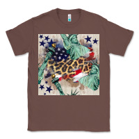 Chestnut statue of liberty leopard Classic Tee - BundleAndBundleShop
