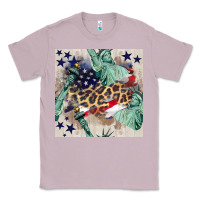 Lilac statue of liberty leopard Classic Tee - BundleAndBundleShop
