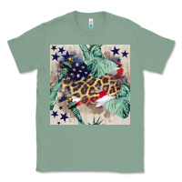Sage statue of liberty leopard Classic Tee - BundleAndBundleShop