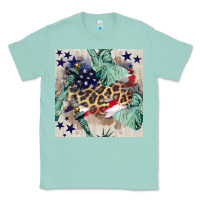 Seafoam statue of liberty leopard Classic Tee - BundleAndBundleShop