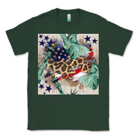 Sports Green statue of liberty leopard Classic Tee - BundleAndBundleShop
