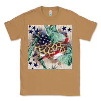 Toasted Coconut statue of liberty leopard Classic Tee - BundleAndBundleShop
