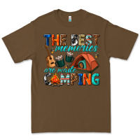 Cacao the best memories are made camping Premium Tee - texasbilliewilder