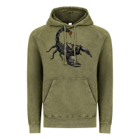 Vintage Olive scorpion Vintage Hoodie - JahusDesignShop