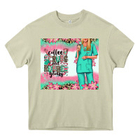 Mossy coffee scrubs rubber gloves nurse Heavy Core Tee - RanaPortraitStore