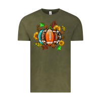 Vintage Olive fall football sunflower and fall Vintage Tee - AdoDesignShop