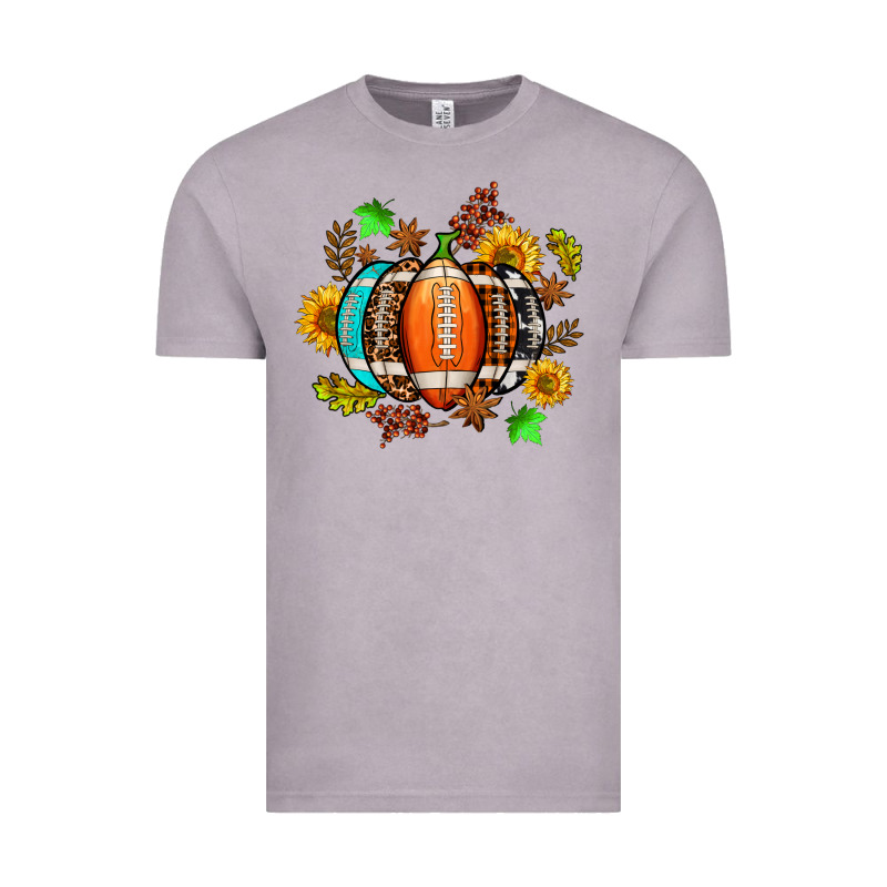 Fall Football Sunflower And Fall Vintage Tee by AdoDesignShop | Teevron