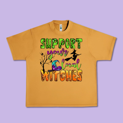 Support Your Local Witches Urban Heavy Tee Designed By Bundleandbundleshop