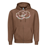 Chestnut 100 days of school friendship bracelet Zipper Hoodie - MaliasSmallBusiness