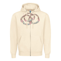 Sandshell 100 days of school friendship bracelet Zipper Hoodie - MaliasSmallBusiness