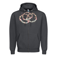 Smoke 100 days of school friendship bracelet Zipper Hoodie - MaliasSmallBusiness