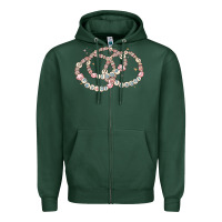 Sports Green 100 days of school friendship bracelet Zipper Hoodie - MaliasSmallBusiness