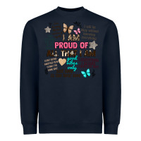 Navy i am proud of all that i am Heavyweight Sweatshirt - Artiststas