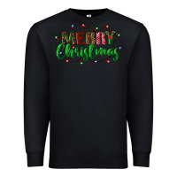 Black merry christmas Premium Sweatshirt - BundleAndBundleShop