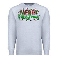 Heather Grey merry christmas Premium Sweatshirt - BundleAndBundleShop