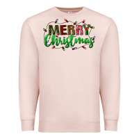 Pale Pink merry christmas Premium Sweatshirt - BundleAndBundleShop