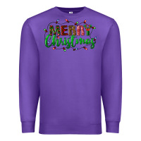 Purple merry christmas Premium Sweatshirt - BundleAndBundleShop