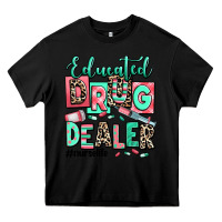Black educated drug dealer nurse life Heavy Core Tee - RanaPortraitStore