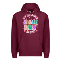 Burgundy field day let the games begin Premium Hoodie - JahusDesignShop