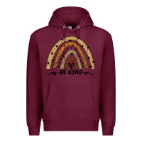 Burgundy Be Kind Rainbow Premium Hoodie - Bettercallsaul