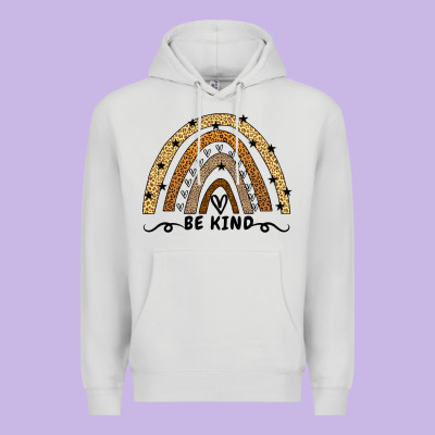 Be Kind Rainbow Premium Hoodie Designed By Bettercallsaul