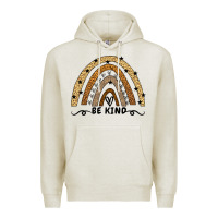 Oatmeal Heather Be Kind Rainbow Premium Hoodie - Bettercallsaul