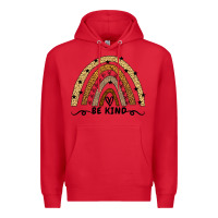 Red Be Kind Rainbow Premium Hoodie - Bettercallsaul