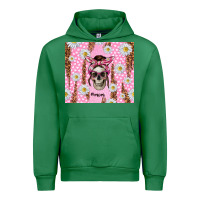 Emerald skull mom pink glitter with daisy Urban Hoodie - TumblerDesignByShophia
