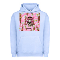 Pigment Grape Ice skull mom pink glitter with daisy Urban Hoodie - TumblerDesignByShophia