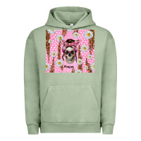 Pigment Oil Green skull mom pink glitter with daisy Urban Hoodie - TumblerDesignByShophia