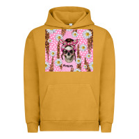 Pigment Peanut Butter skull mom pink glitter with daisy Urban Hoodie - TumblerDesignByShophia