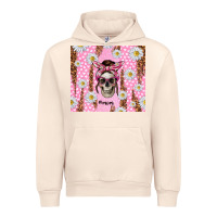 Sandshell skull mom pink glitter with daisy Urban Hoodie - TumblerDesignByShophia