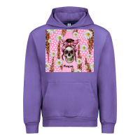 Tulip skull mom pink glitter with daisy Urban Hoodie - TumblerDesignByShophia