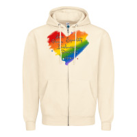 Sandshell kindness equality peace love inclusion diversity h Zipper Hoodie - MaliasSmallBusiness