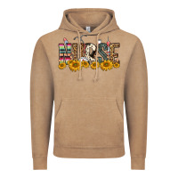 Vintage Coffee nurse sunflower Vintage Hoodie - FaDigitalArtStudio