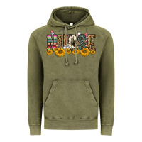 Vintage Olive nurse sunflower Vintage Hoodie - FaDigitalArtStudio