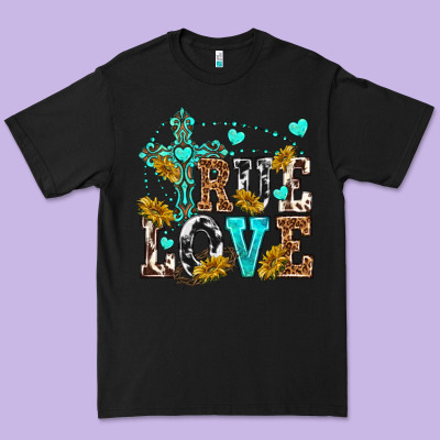 True Love Premium Tee Designed By Texasbilliewilder