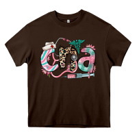 Chocolate Brown floral cna certified nursing assistant Heavy Core Tee - RanaPortraitStore
