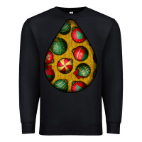 Black christmas  teardrop Premium Sweatshirt - BundleAndBundleShop