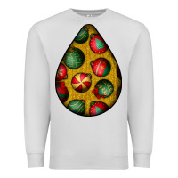 Dove Grey christmas  teardrop Premium Sweatshirt - BundleAndBundleShop