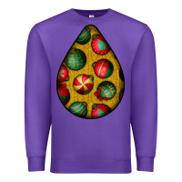 Purple christmas  teardrop Premium Sweatshirt - BundleAndBundleShop