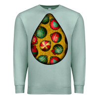Seafoam christmas  teardrop Premium Sweatshirt - BundleAndBundleShop