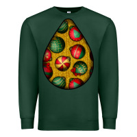 Sports Green christmas  teardrop Premium Sweatshirt - BundleAndBundleShop