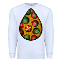 White christmas  teardrop Premium Sweatshirt - BundleAndBundleShop