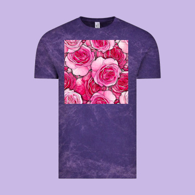 Valentines Day All Dress Up Roses Seamless Pattern Vintage Tee Designed By Bundleandbundleshop