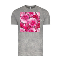 Cloud Rock valentines day all dress up roses seamless pattern Vintage Tee - BundleAndBundleShop